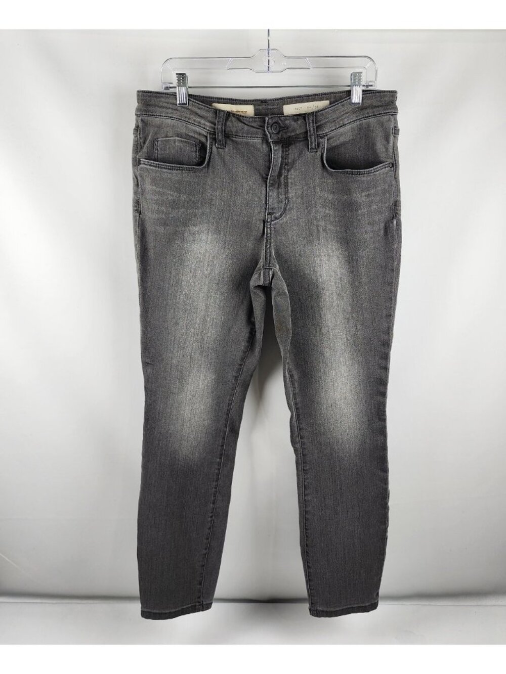 Pilcro & The Letterpress Jeans Womens 32x28 Gray Stet Skinny Leg Denim